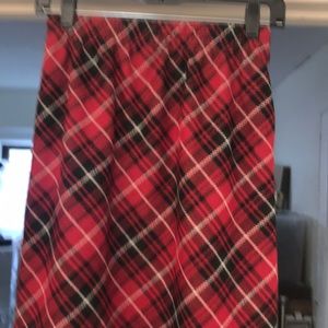 Cathy Daniels- Red Plaid Skirt Size XL